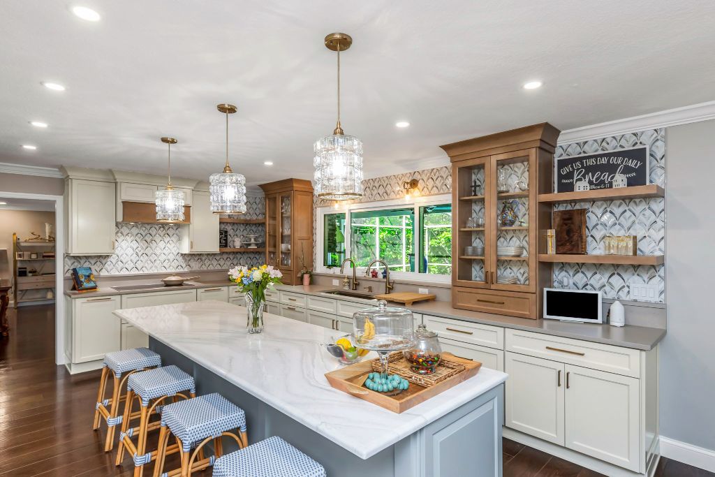Luxury kitchen remodel for homeowners by Davison Refined Design